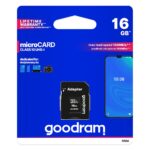 microSDHC mälukaart 16GB + SD adapter, Goodram microCARD (M1AA-0160R12), Class 10 UHS-I (5)