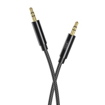 3.5mm AUX - 3.5mm AUX kaabel 1m, XO (NB-R211C), must (1)