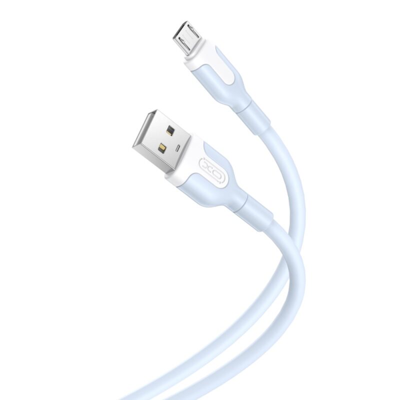 USB-A - Micro USB kaabel 1m 2,1A, XO (NB212), sinine (1)