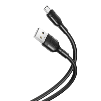 USB-A - Micro USB kaabel 1m 2,1A, XO (NB212), must (1)