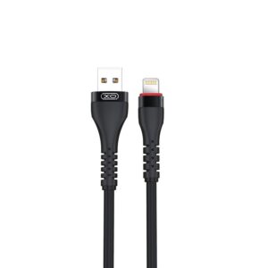 USB-A - Lightning kaabel 1m 2,4A, XO (NB213), must (1)