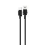 USB-A - Micro USB kaabel 1m 2,1A, XO (NB103), must (1)