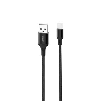 USB-A - Micro USB kaabel 1m 2A, XO (NB143), must (1)