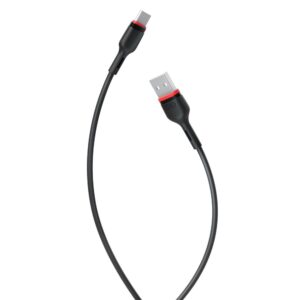 USB-A - USB-C kaabel 1m 2,4A, XO (NB-P171), must (1)