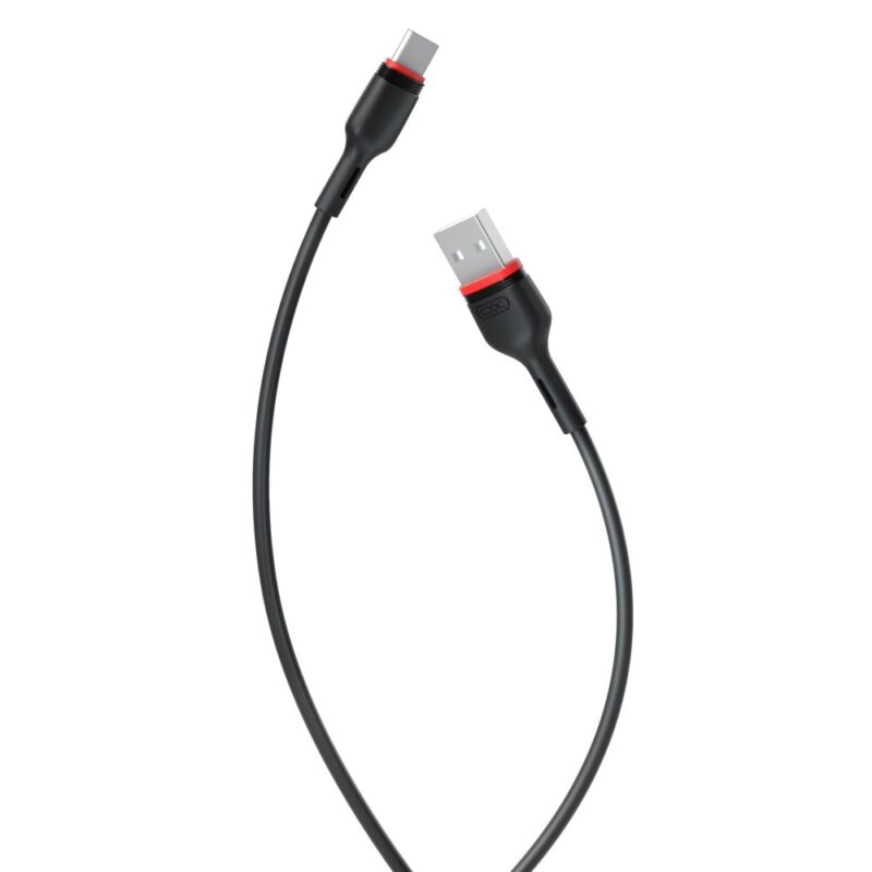 USB-A - USB-C kaabel 1m 2,4A, XO (NB-P171), must (1)