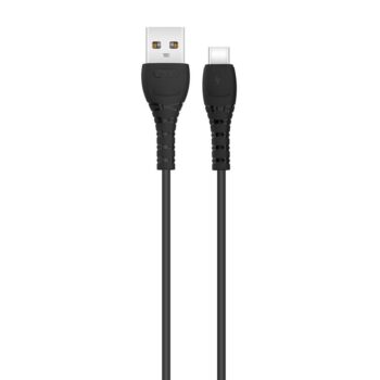 USB-A - USB-C kaabel 1m 3A, XO (NB-Q165), must (1)