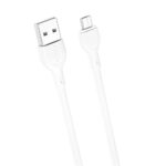 USB-A - Micro USB kaabel 1m 2,1A, XO (NB200), valge (1)