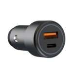 Autolaadija 1x USB-A 1x USB-C 38W 3A (QC/PD), XO (CC42), must (2)