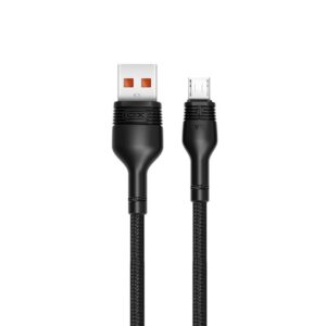 USB-A - Micro USB kaabel 1m, 5A, XO (NB55), must (1)