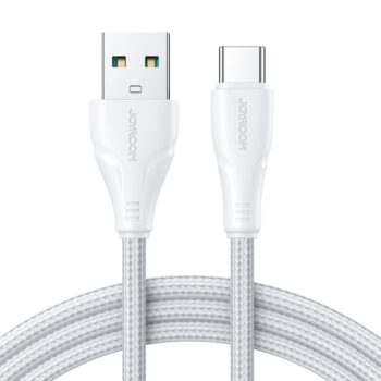 USB-A - USB-C kaabel 25cm 3A, Joyroom Surpass (S-UC027A11), valge (1)