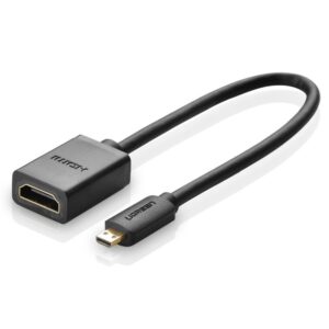 HDMI - Micro HDMI adapter 22cm, Ugreen (20134), must (1)