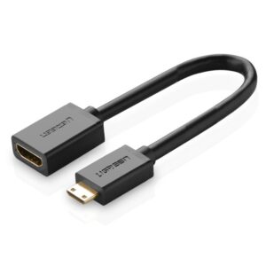 HDMI - Mini HDMI adapter 22cm, Ugreen (20137), must (1)
