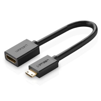 HDMI - Mini HDMI adapter 22cm, Ugreen (20137), must (1)