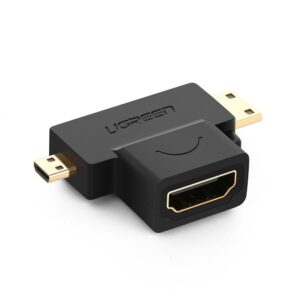 HDMI - Mini HDMI / Micro HDMI adapter, Ugreen (20144), must (1)