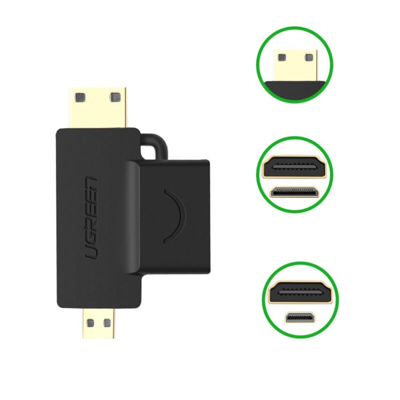 HDMI - Mini HDMI / Micro HDMI adapter, Ugreen (20144), must (9)