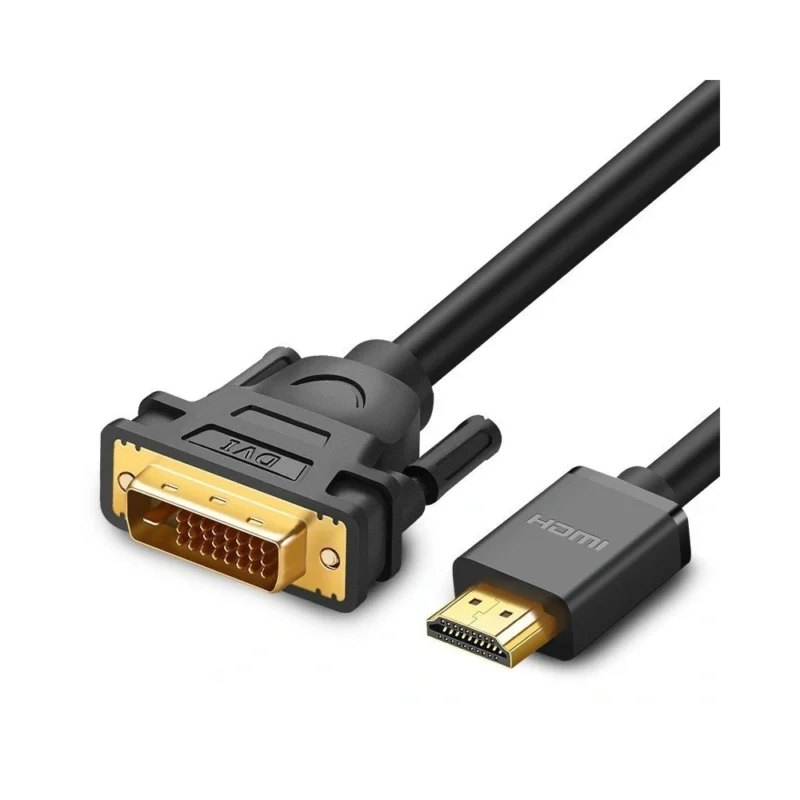 HDMI - DVI kaabel 1m, 4K@60Hz, Ugreen, must (1)
