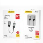 Lightning - 3.5mm AUX adapter, Dudao (L17), must-tumehall (5)