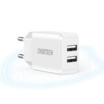 Seinalaadija 2x USB-A 10W 2A, Choetech (C0030-EU), valge (4)