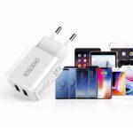 Seinalaadija 2x USB-A 10W 2A, Choetech (C0030-EU), valge (6)