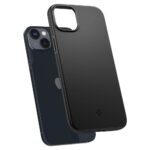 iPhone 14 Plus ümbris, Spigen Thin Fit (ACS04773), must (2)