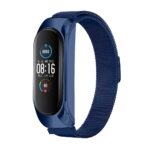 Xiaomi Mi Band 3 / 4 / 5 / 6 rihm, metallist, magnetkinnitusega, tumesinine (2)