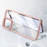 iPhone 13 Pro Max ümbris, Baseus Crystal (ARJT001104), roosa (13)