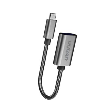 Micro USB - USB-A adapter 17cm, OTG, Dudao (L15M), must-tumehall