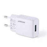 Seinalaadija 1x USB-A 10,5W 2,1A, Joyroom Mini Fast Charger (L-1A101), valge (2)