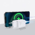 Seinalaadija 1x USB-A 1x USB-C 30W (PD3.0/QC3.0/PPS/AFC/SCP), Joyroom Mini Fast Charger (L-QP303), valge (8)