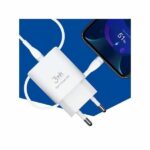 Seinalaadija 1x USB-C 1x USB-A 20W 3A (PD/QC), 3mk Hyper Charger, valge (5)