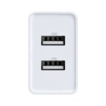 Seinalaadija 2x USB-A 10,5W 2,1A, Baseus Speed Mini Dual U (TC-012), valge (4)