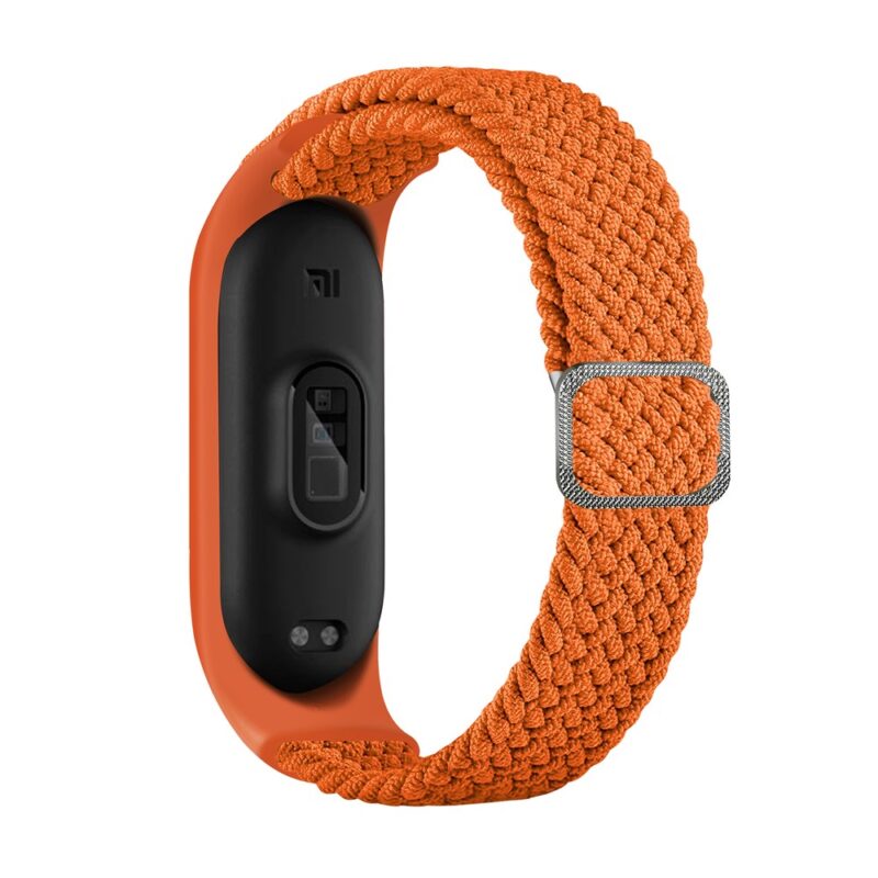 Xiaomi Mi Band 3 / 4 / 5 / 6 rihm kangast, oranž